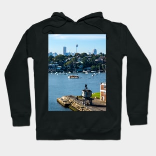 City of Sydney from Cockatoo Island, Sydney, NSW, Australia Hoodie